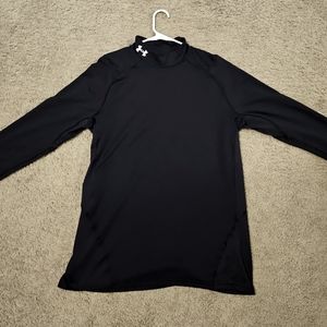 Mens Cold Gear Under Armour Long Sleeve Compression Shirt (black) size XL